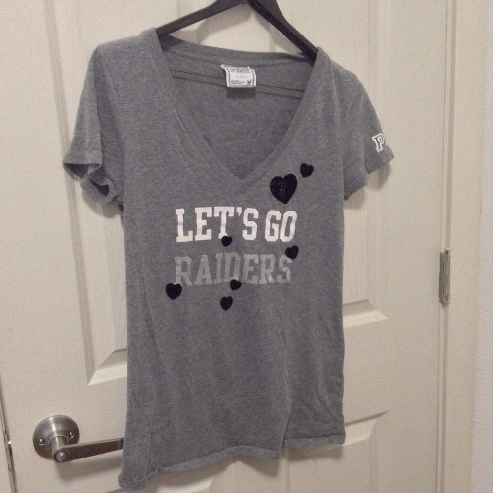 Short sleeve Oakland Raiders Shirt by Love Pink